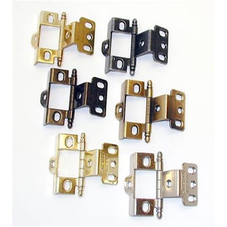 Amerock 0.75 in. Inset Hinges Full Wrap A03175TB FB PK